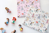 Disney Princess Snow White Cinderella Fabric printed in Korea by the Half Yard